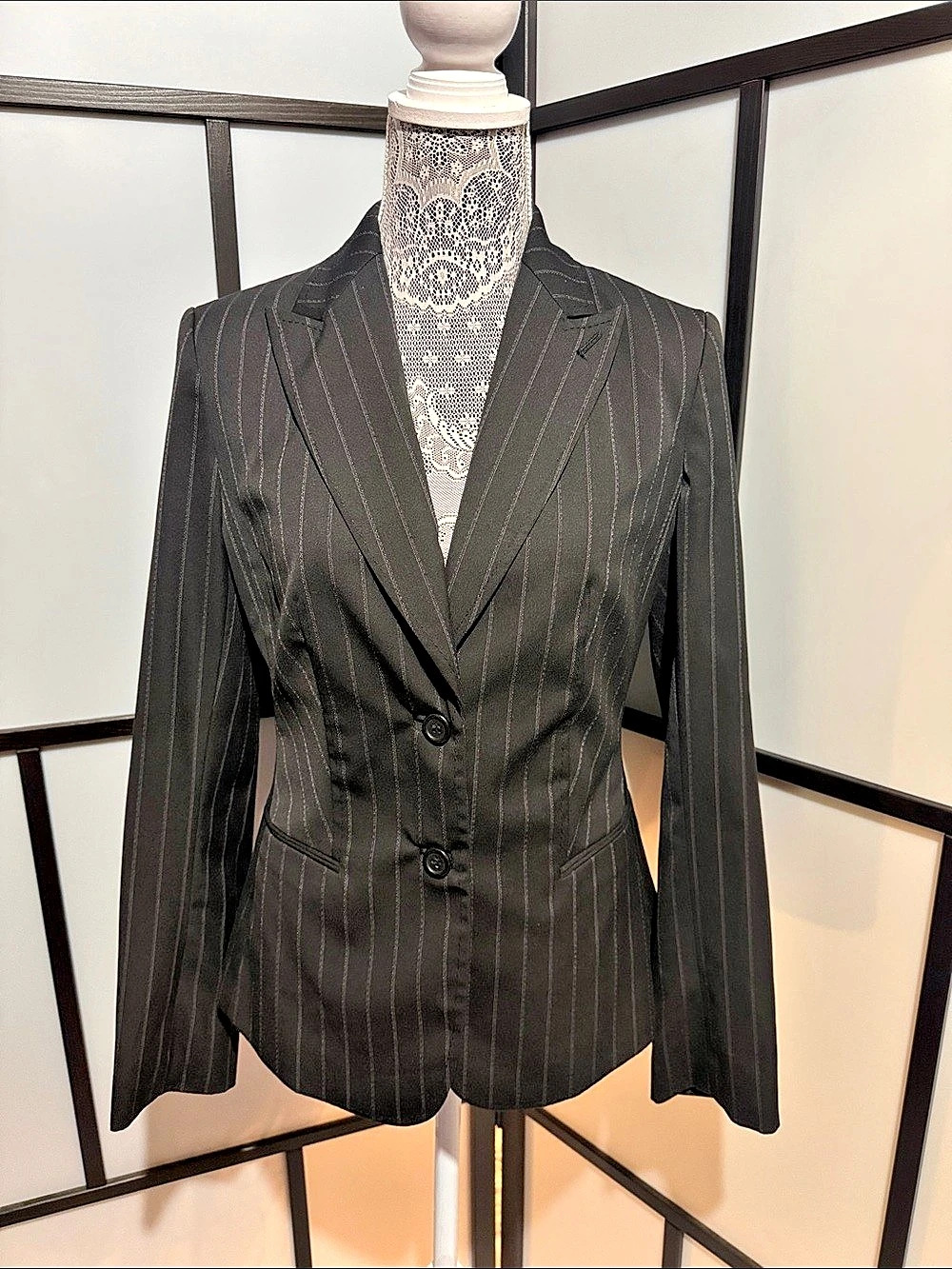 The Limited Women's Pinstripe Blazer Size 6 Like New